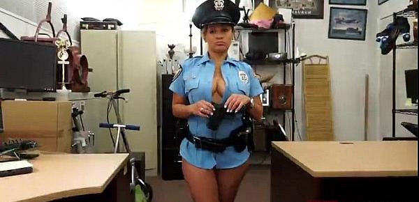  Babe in a police uniform banged up her tight butt  on xxxpawn.pornotagir.com